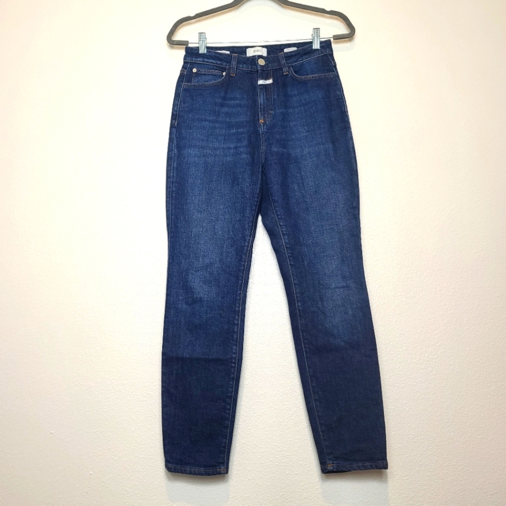 Closed Baker High Rise Dark Organic Cotton Italian Jeans Size 27 - Picture 2 of 11